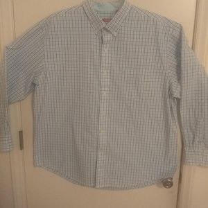 IZOD Men's Casual Shirt Multi-Color (Blue/White)